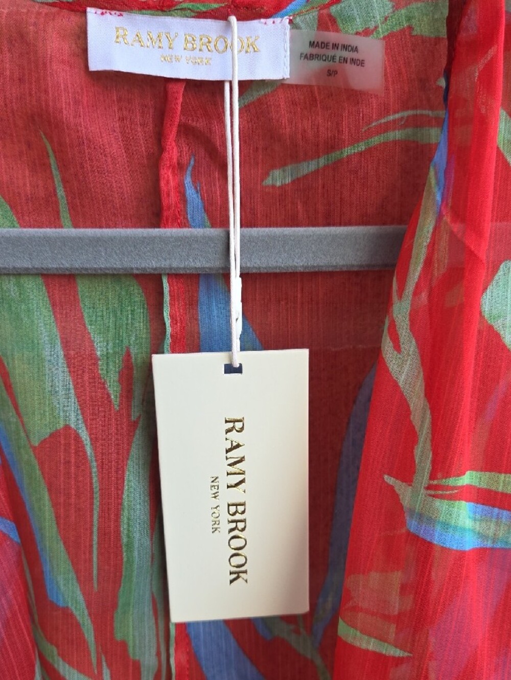 Ramy Brook Tropical Print Blouse - Picture 4 of 7
